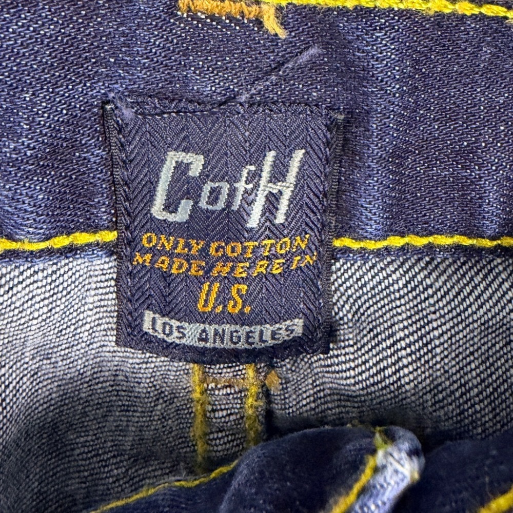 Citizens of Humanity Sid Jeans Mens 42 Dark Wash Straight Leg Made USA Denim - Picture 5 of 15